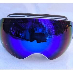 New ELAX Frameless Ski Goggles | Mirrored Spherical Lens